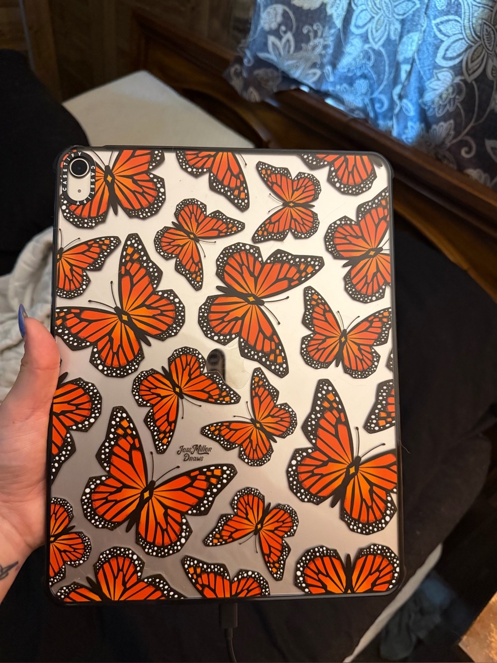 Casetify iPad 13in air butterfly case